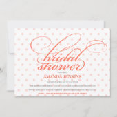 Polka Dot Bridal Shower Kaart (Voorkant)