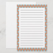Polka Dot Briefpapier (Voorkant / Achterkant)