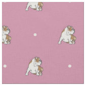 Polka Dot Bulldog Stof (Close Up)