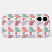 Polka Dot Bunnies Patroon op Roze Case-Mate iPhone Case (Achterkant (horizontaal))
