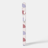 Polka Dot Bunnies Patroon op Roze Case-Mate iPhone Case (Achterkant / Links)