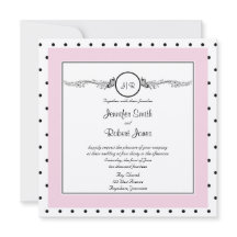Polka Dot Butterfly Posh Wedding