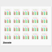 Polka Dot Cadeaus Birthday Gift Stickers (Vel)