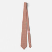Polka Dot Camel Bruin Minimal Classy Stropdas (Voorkant)