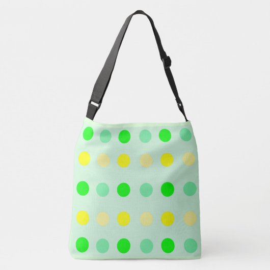 Polka Dot Canvas tas (Achterkant)