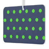 Polka Dot Car luchtverfrisser (blauw & limoengroen (Links)