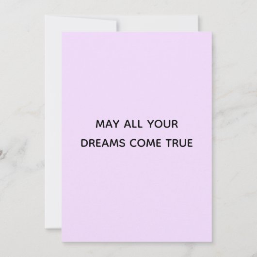 Polka Dot Cat | Happy Birthday Flat Greeting Kaart (Achterkant)