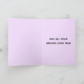 Polka Dot Cat | Happy Birthday Folded Kaart (Binnen)