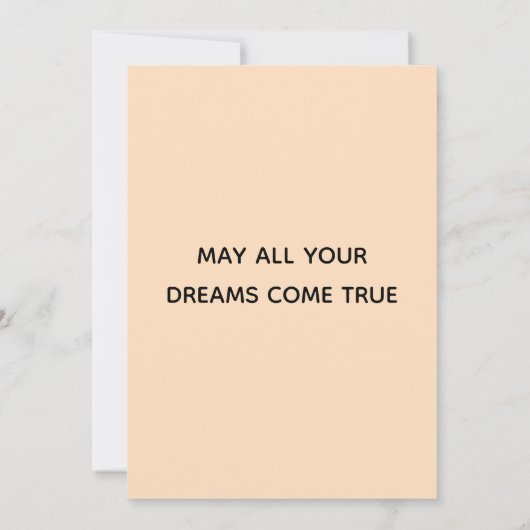 Polka Dot Cat | Happy Birthday Greeting Flat Kaart (Achterkant)