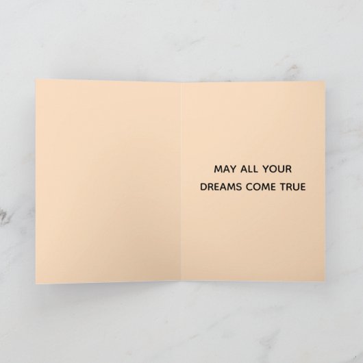 Polka Dot Cat | Happy Birthday Greeting Folded Kaart (Binnen)