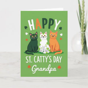 Polka Dot Cats Opa Kaart