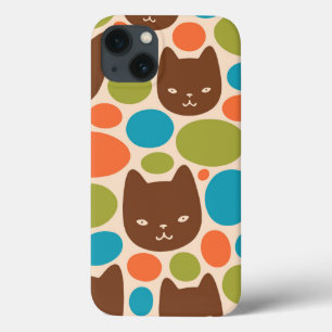 Polka Dot Cats Patroon Case-Mate iPhone Case