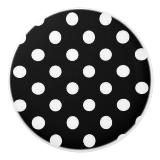 Polka Dot Ceramic Deurknop Keramische Knop (Voorkant)