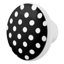 Polka Dot Ceramic Deurknop