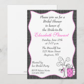 Polka Dot Chic Vrijgezellenfeest Kaart (Voorkant / Achterkant)