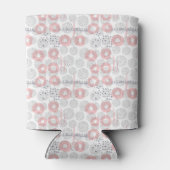 Polka Dot Circle Pattern Blikjeskoeler (Achterkant)