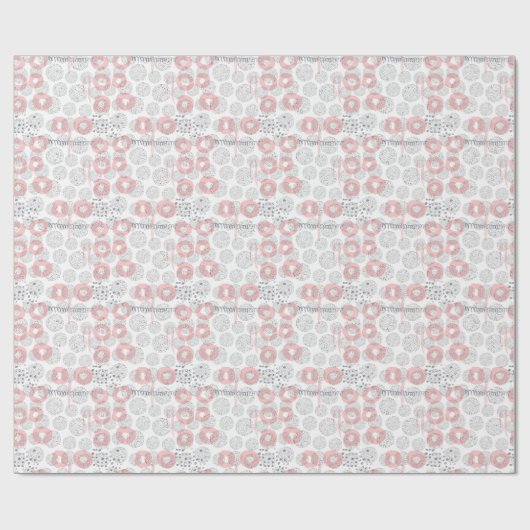 Polka Dot Circle Pattern Cadeaupapier (Vlak)