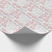 Polka Dot Circle Pattern Cadeaupapier (Hoek)