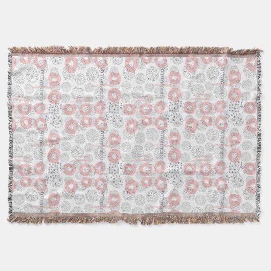 Polka Dot Circle Pattern Deken (Voorkant)