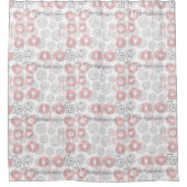 Polka Dot Circle Pattern Douchegordijn (Voorkant)