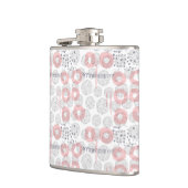 Polka Dot Circle Pattern Heupfles (Links)