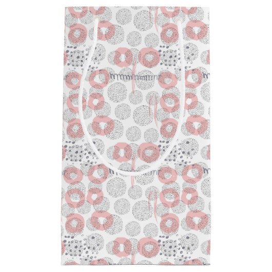 Polka Dot Circle Pattern Klein Cadeauzakje (Voorkant)