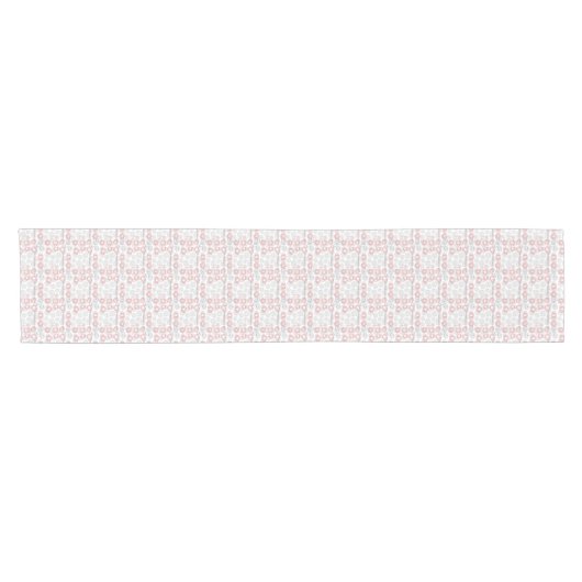 Polka Dot Circle Pattern Korte Tafelloper (Horizontaal)