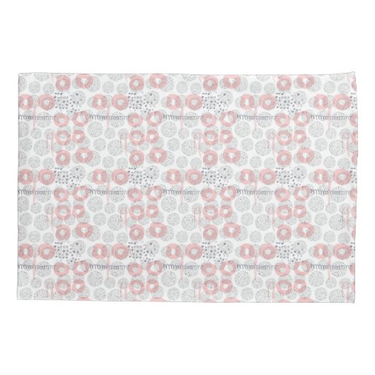 Polka Dot Circle Pattern Kussensloop (Achterkant-Links)