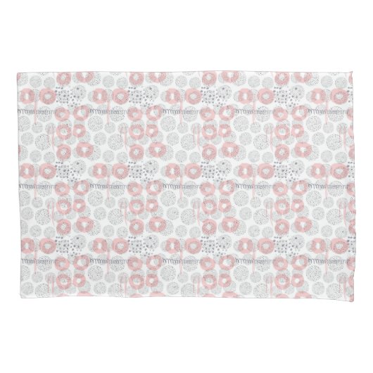 Polka Dot Circle Pattern Kussensloop (Voorkant-Links)