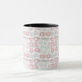 Polka Dot Circle Pattern Mok (Midden)