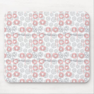 Polka Dot Circle Pattern Muismat