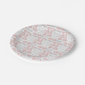 Polka Dot Circle Pattern Papieren Bordje (Gekanteld)