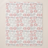 Polka Dot Circle Pattern Sherpa Deken (Voorkant)