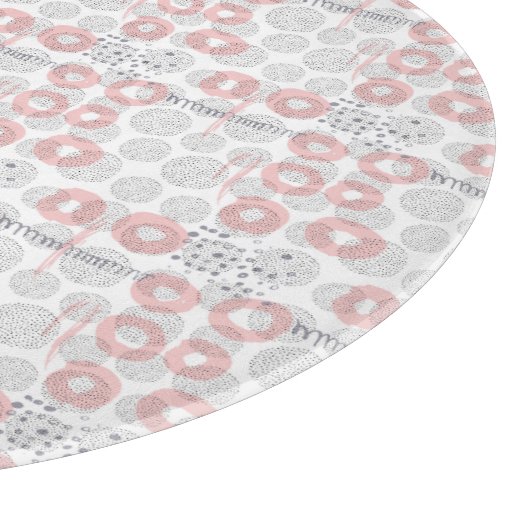 Polka Dot Circle Pattern Snijplank (Hoek)