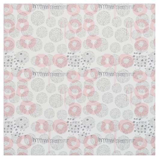 Polka Dot Circle Pattern Stof (Swatch)