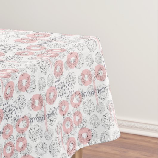 Polka Dot Circle Pattern Tafelkleed (Voorbeeld)