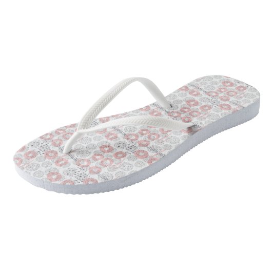 Polka Dot Circle Pattern Teenslippers (Schuin)
