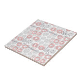 Polka Dot Circle Pattern Tegeltje (Zijkant)