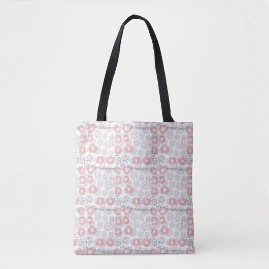 Polka Dot Circle Pattern Tote Bag (Voorkant)