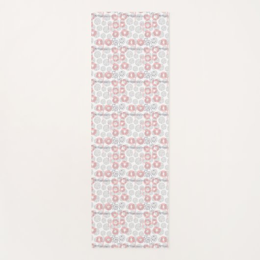 Polka Dot Circle Pattern Yogamat (Voorkant)