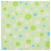 Polka dot cirkels groen stof (Swatch)