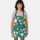 Polka Dot cirkels pastel patroon Schort (Insitu)