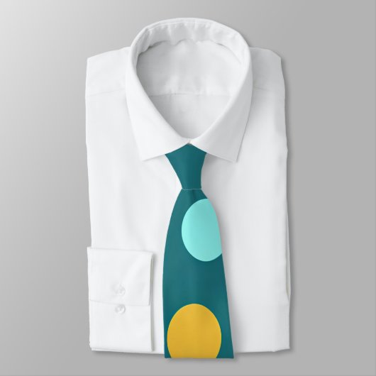 Polka Dot cirkels pastel patroon Stropdas (Gebonden)