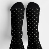 Polka Dot Classic Pattern Polkadot Monochrome Sokken (Top)