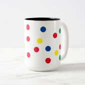 Polka Dot Coffee Mok (Voorkant rechts)