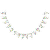 Polka Dot Colorful Vlaggetjes (Alle)