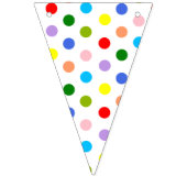 Polka Dot Colorful Vlaggetjes (Derde vlag)