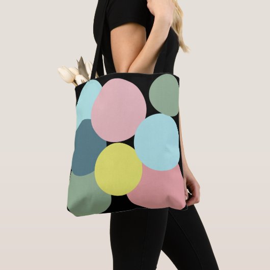 Polka Dot Colors of Bermuda Tote Bag (Dichtbij)