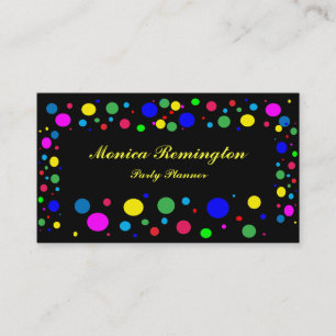 Polka Dot Colors Party Planner Visitekaartje