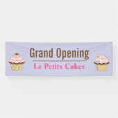 Polka Dot Cupcake Business Custom Banner (Horizontaal)